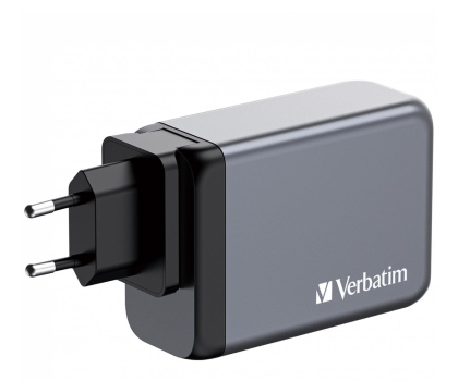 Ładowarka i akumulator VERBATIM Ładowarka GNC-240 32205 GaN 240W, PD 3.1, QC 3.0 3x USB-C, 1x USB-A, UE / UK ANVE24W7AQGG